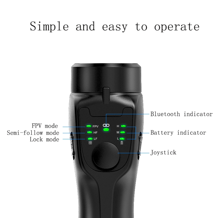 ESTABILIZADOR GIMBAL F8 BLUETOOTH 