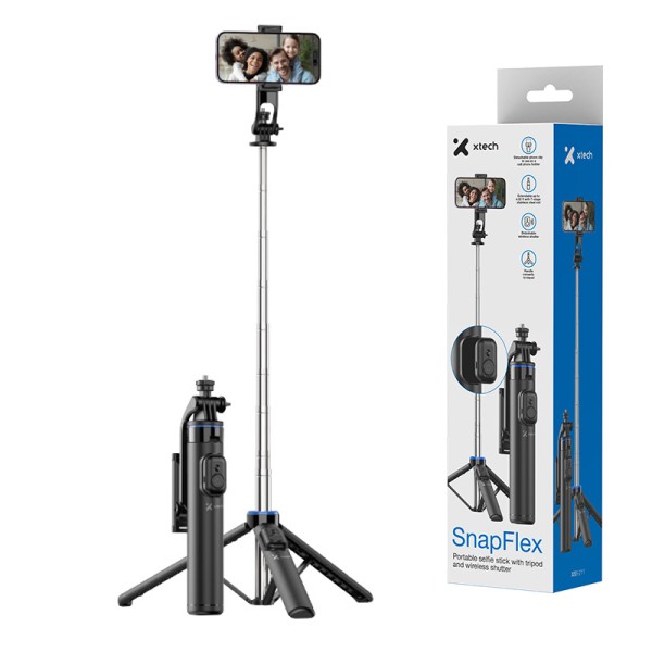 TRIPODE SELFIE BLUETOOTH XTECH 