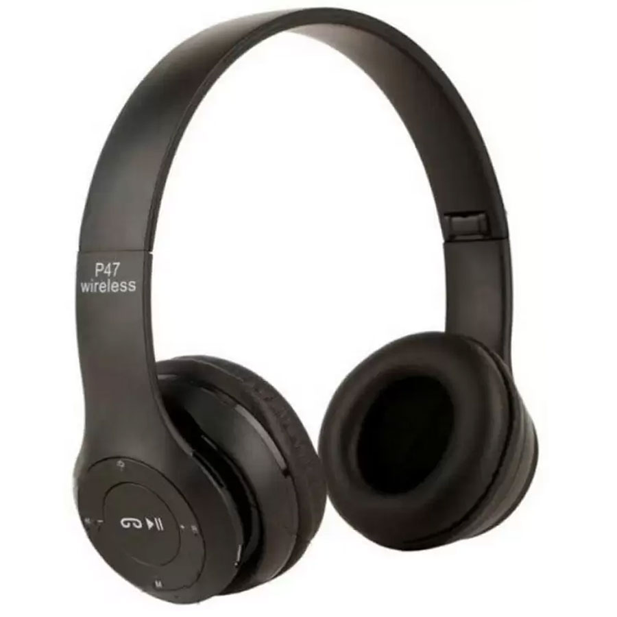 AUDIFONOS BLUETOOTH P47 NEGRO