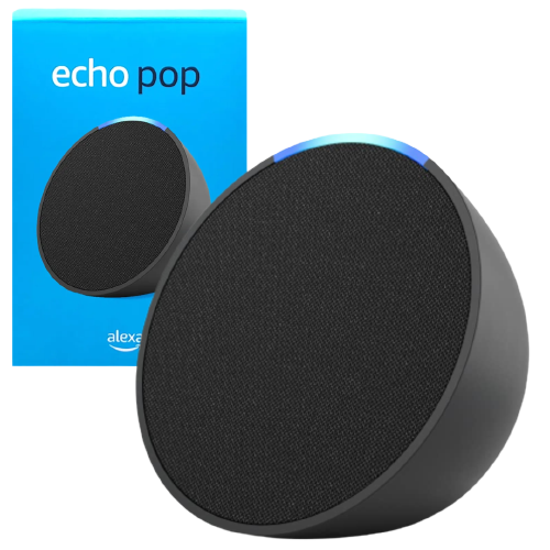 BOCINA ECHO POP NEGRO ALEXA
